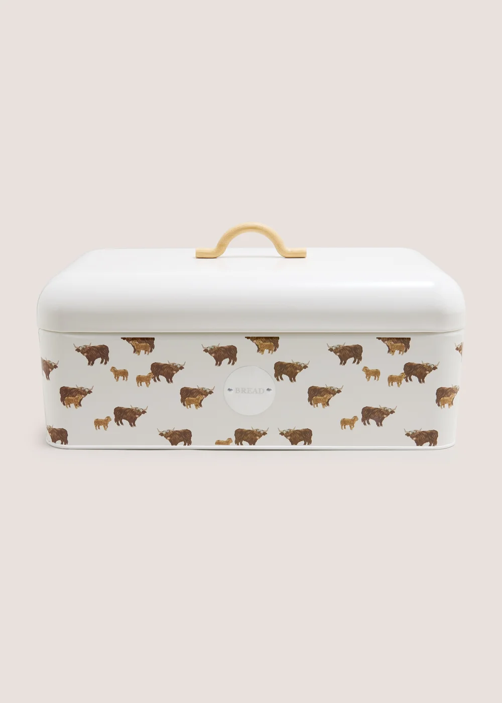 Highland Cow Bread Bin Image 1