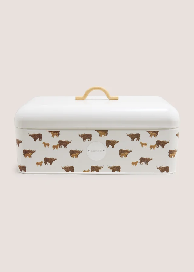 Highland Cow Bread Bin