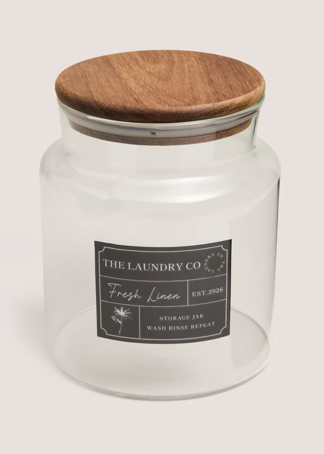 Laundry Co Small Glass Jar