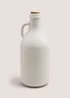 White Stoneware Bottle Image 1