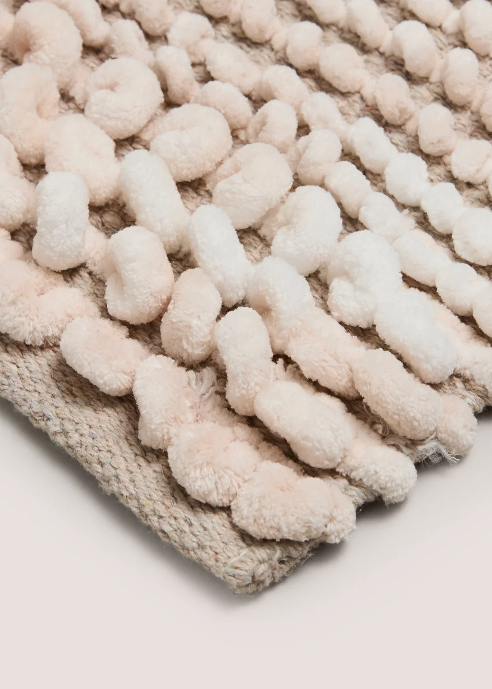 Neutral Chenille Bath Mat Image 2