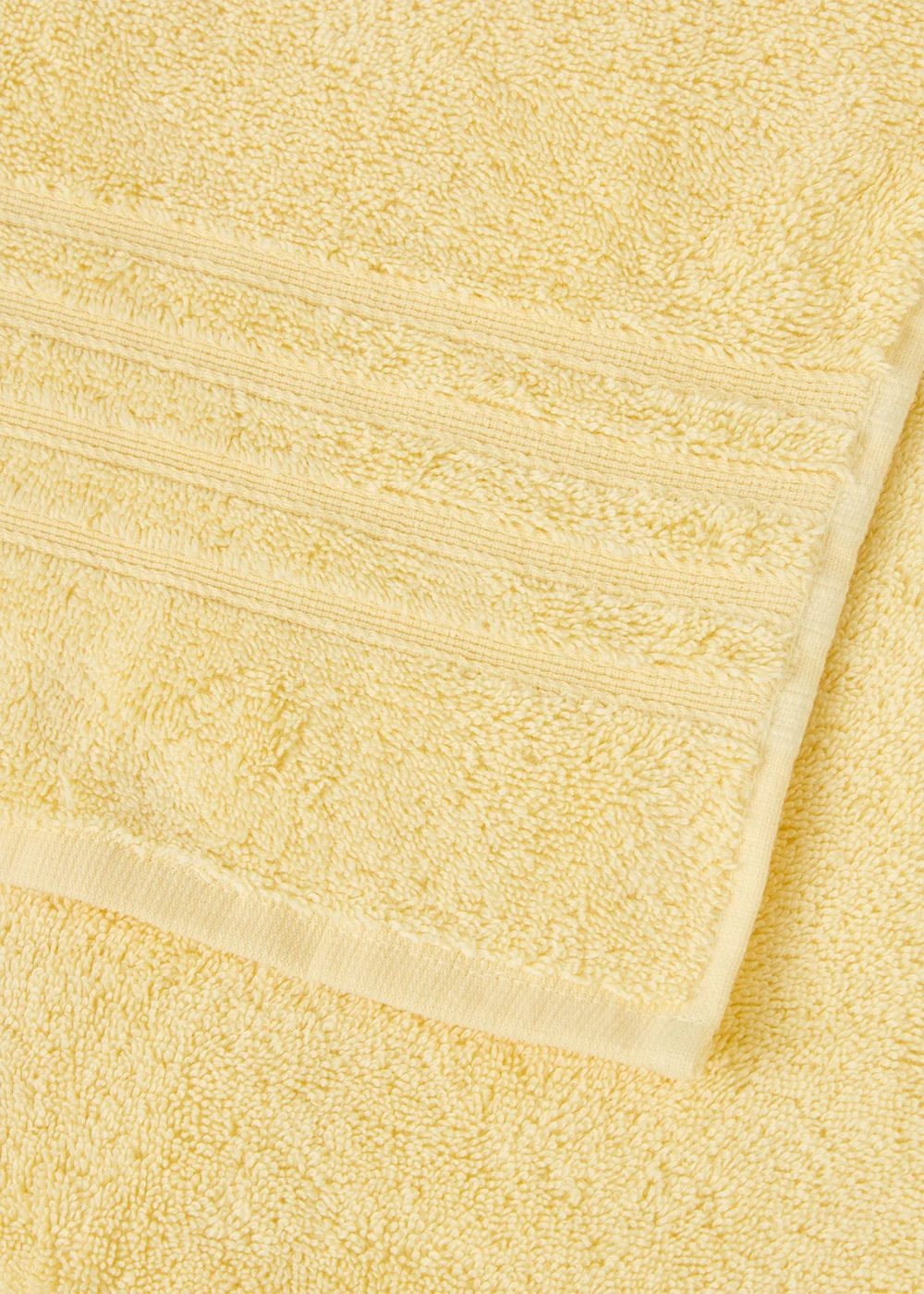 Yellow 100% Egyptian Cotton Towels - Hand Towel Image 2