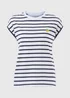 Navy Stripe Lemon Motif T-Shirt - Small Image 3