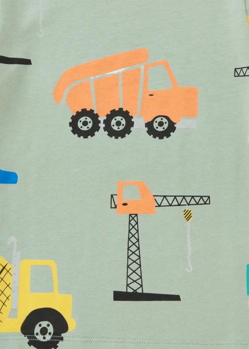 Boys Sage Vehicle T-Shirt (1-7yrs) - 1 to 1 half years Image 2