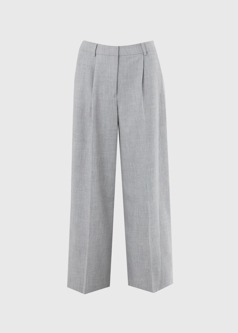 Et Vous Grey Marl PVL Wide Leg Co Ord Trousers - Size 08 29 leg Image 1