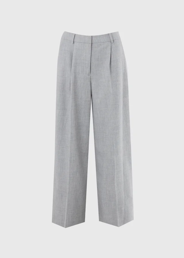 Et Vous Grey Marl PVL Wide Leg Co Ord Trousers