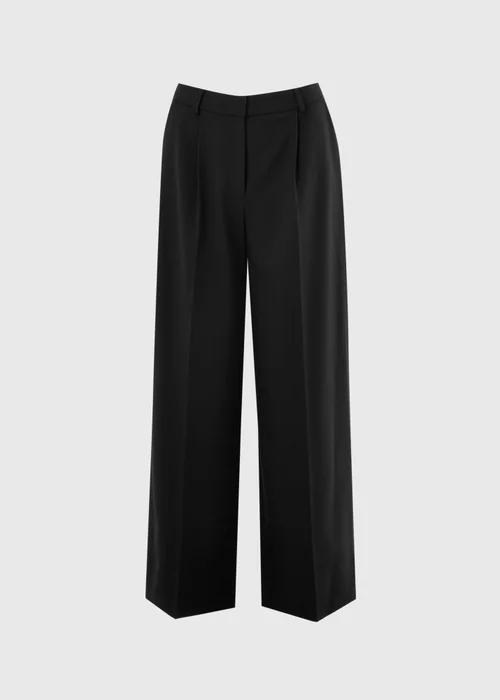 Black PVL Wide Leg Co Ord Trousers - 20/L31 Image 3