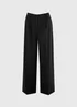 Et Vous Black PVL Wide Leg Co Ord Trousers - Size 08 29 leg Image 1