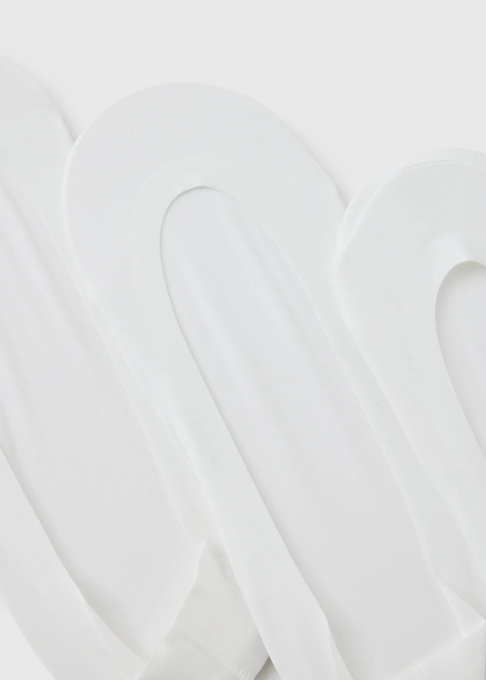 3 Pack White Seamless Footsie Socks - Sizes 3-5 .5 Image 2