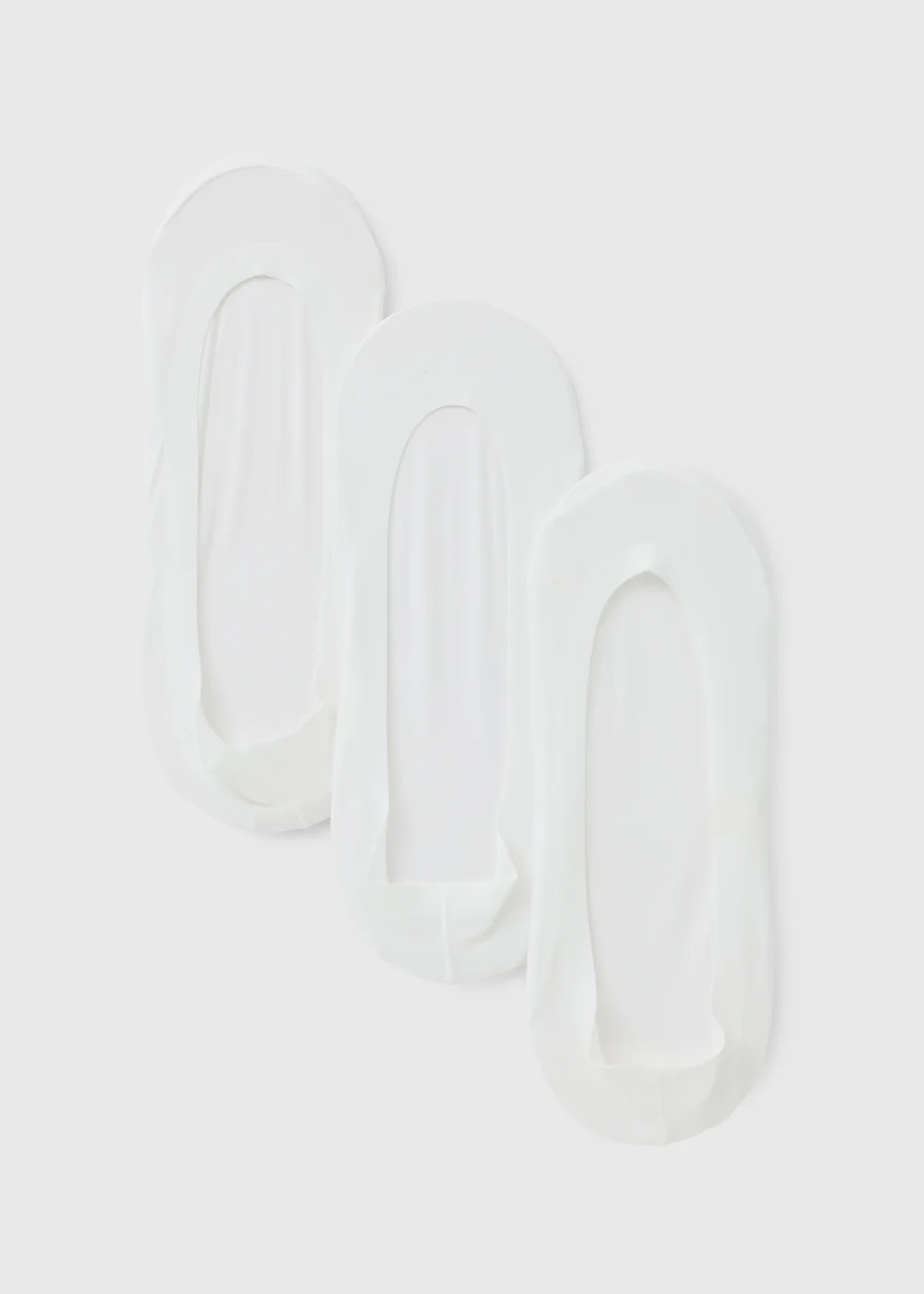 3 Pack White Seamless Footsie Socks - Sizes 3-5 .5 Image 1