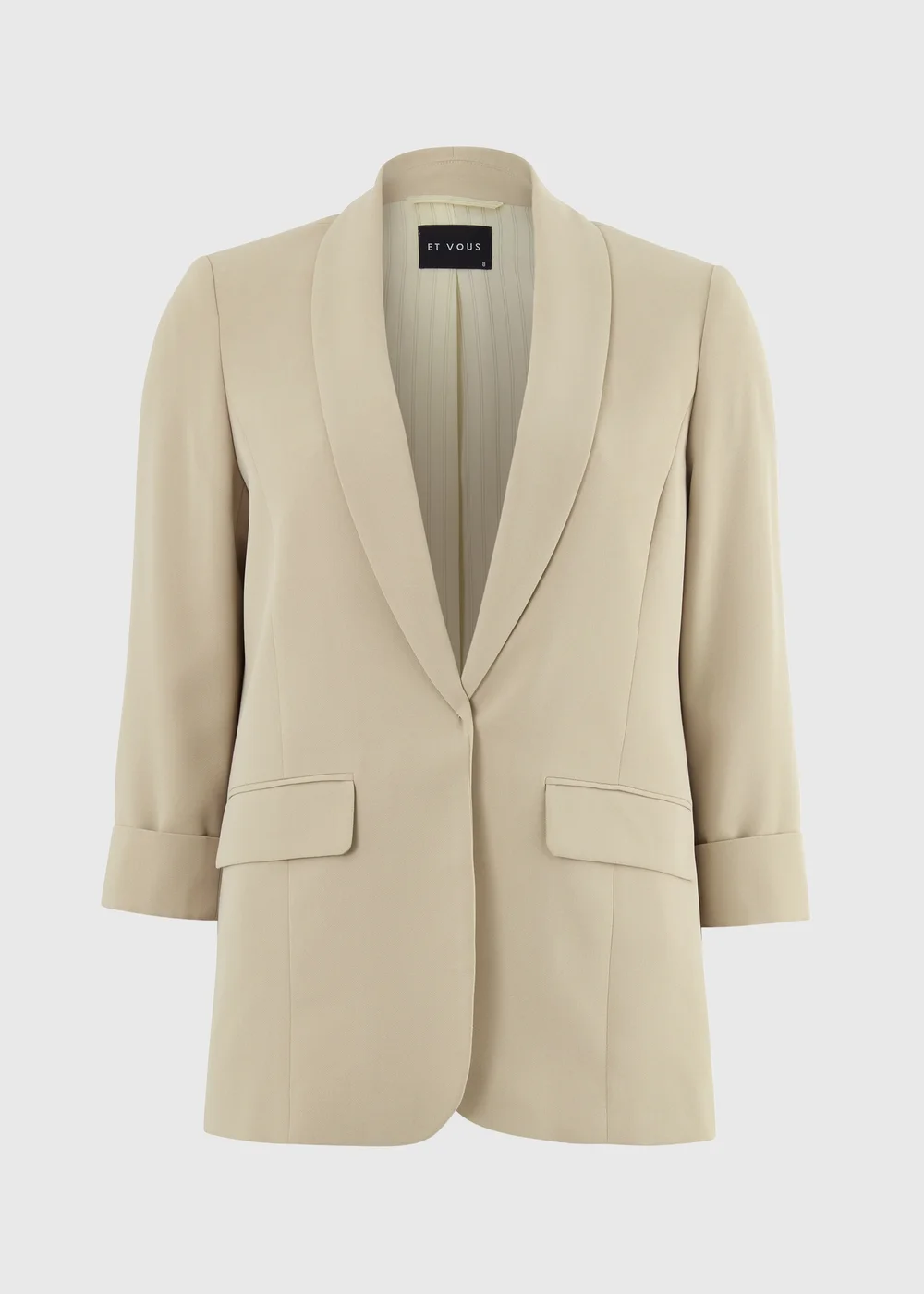 Et Vous Camel Turn Back Blazer - Size 8 Image 1