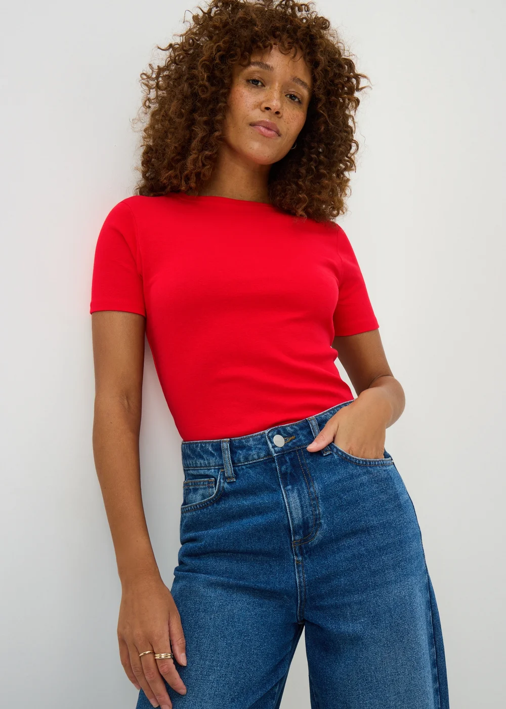 Red Fitted T-Shirt - 26 Image 1