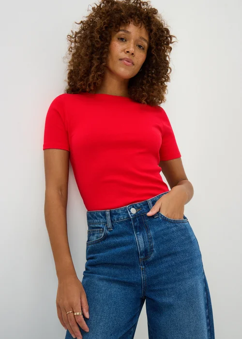 Red Fitted T-Shirt - 26 Image 1