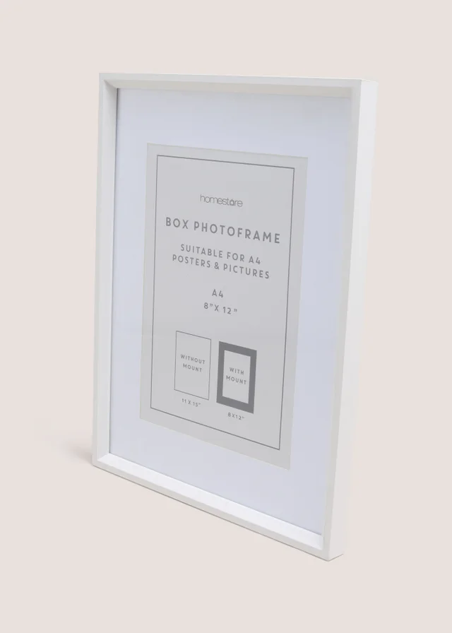 White Box Frame Photo Frame