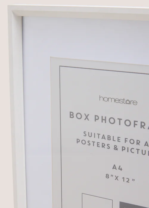 White Box Frame Photo Frame Image 2