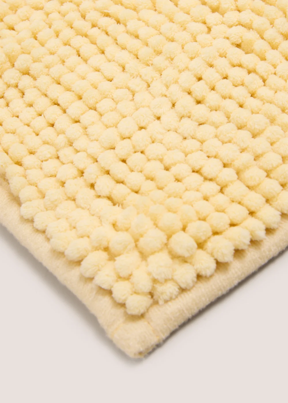 Butter Yellow Chenille Bath Mat Image 2