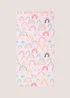 Kids Pink Rainbow Beach Towel Image 1