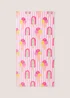 Pink Ice Cream Beach Towel Image 1