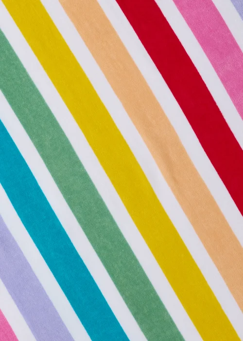 Rainbow Stripe Beach Towel Image 2