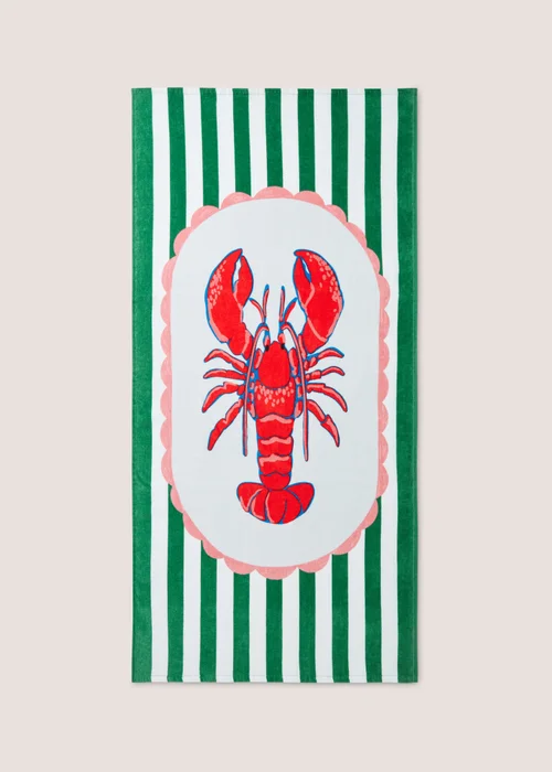 Lobster Beach Towel Image 1