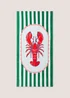 Lobster Beach Towel Image 1
