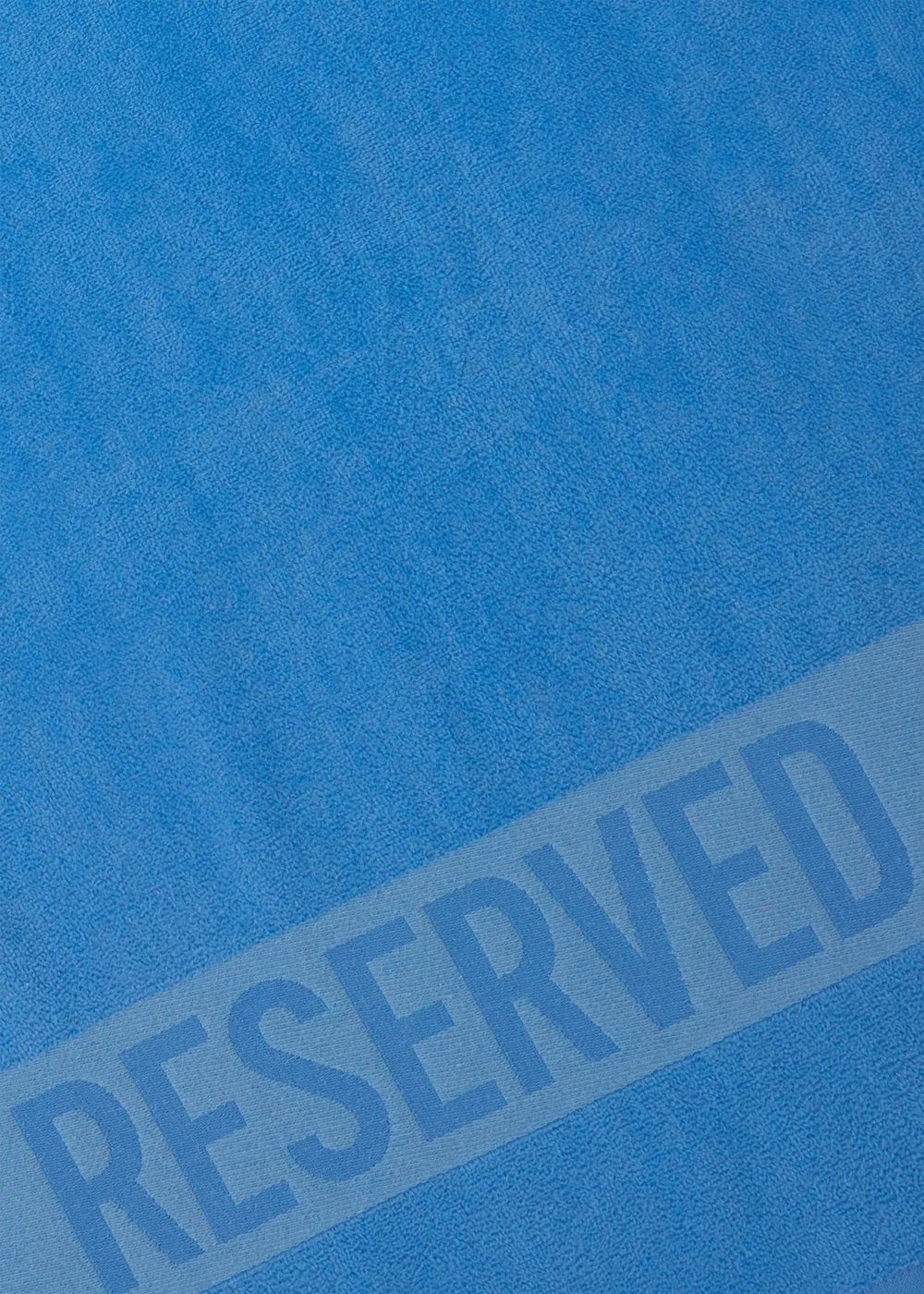 Blue Reserved Beach Towel Image 2