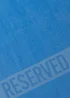 Blue Reserved Beach Towel Image 2