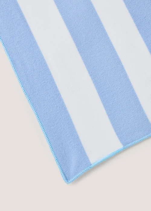 Blue Stripe Beach Towel Image 2