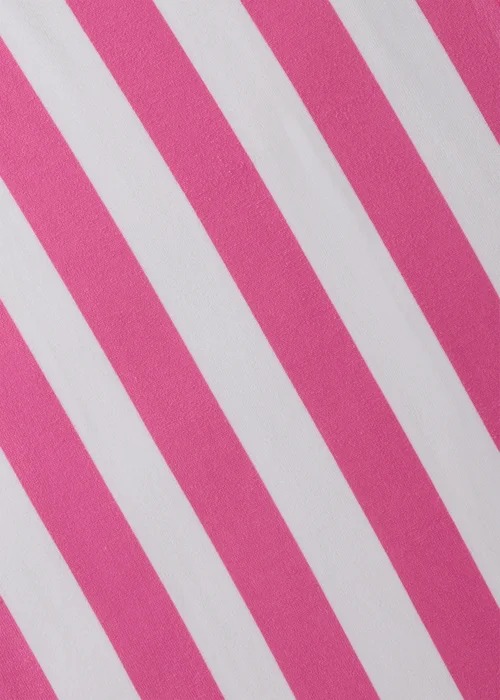 Pink Stripe Beach Towel Image 2