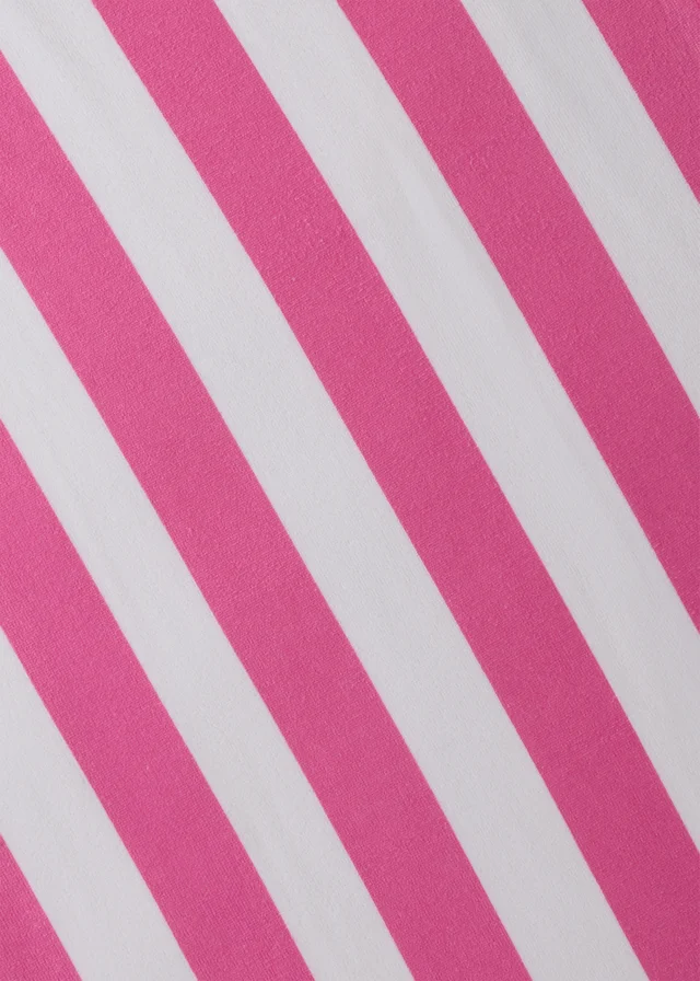 Pink Stripe Beach Towel