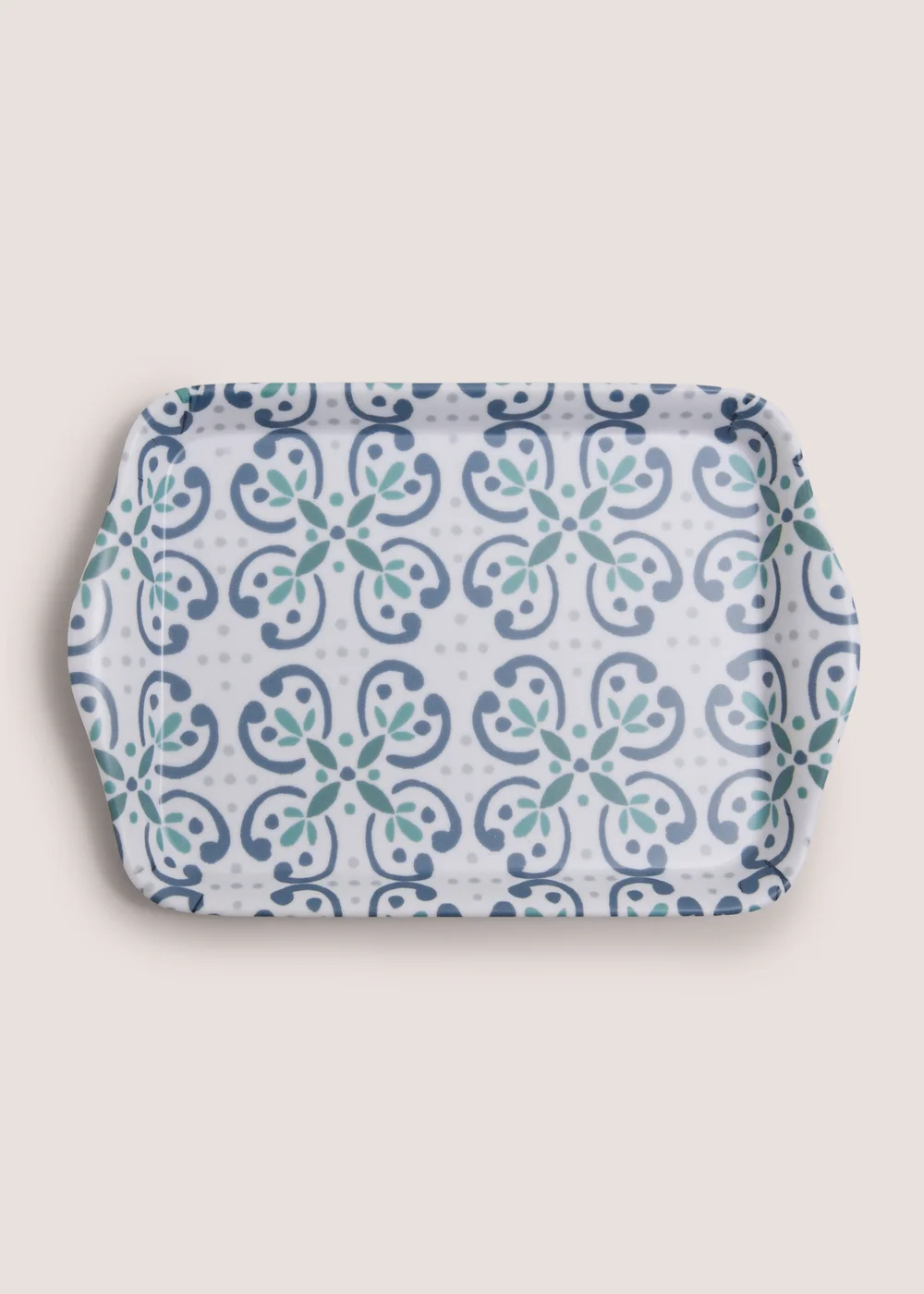 Blue Breeze Tile Tea Tray Image 1