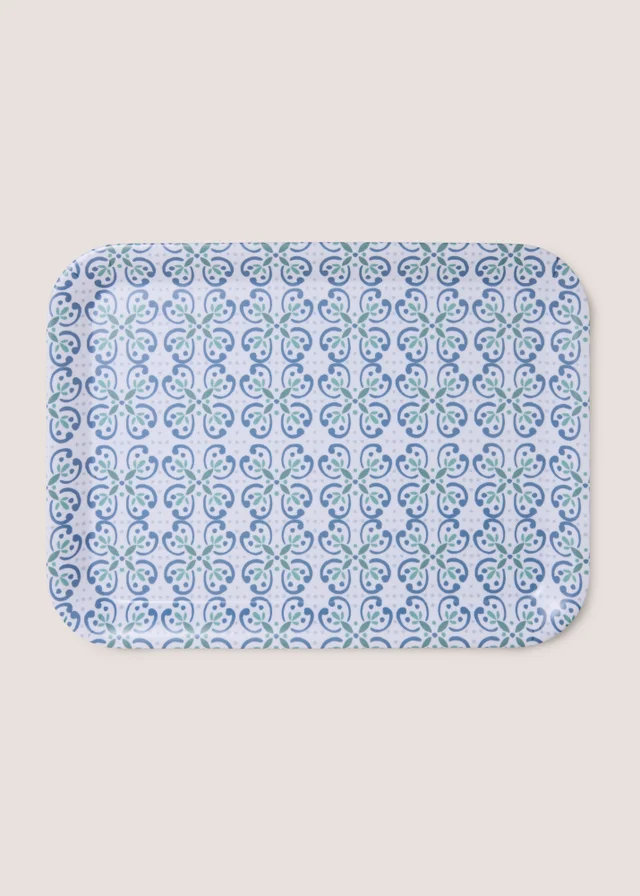 Breeze Tile Print Tray