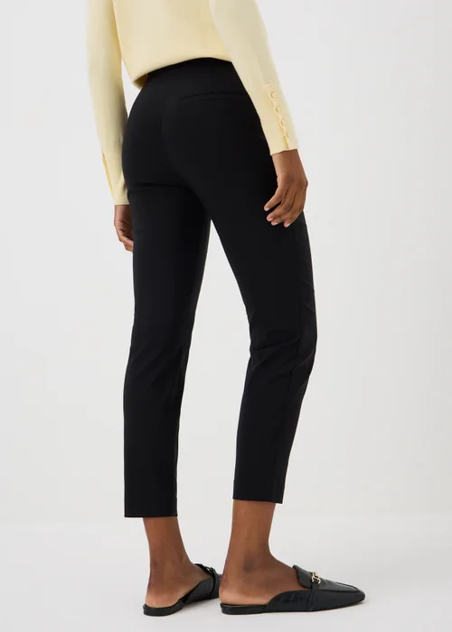 Black Bengaline Slim Fit Trousers - 22/L31 Image 1