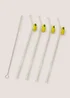 Sorrento Lemon Glass Straws Image 1