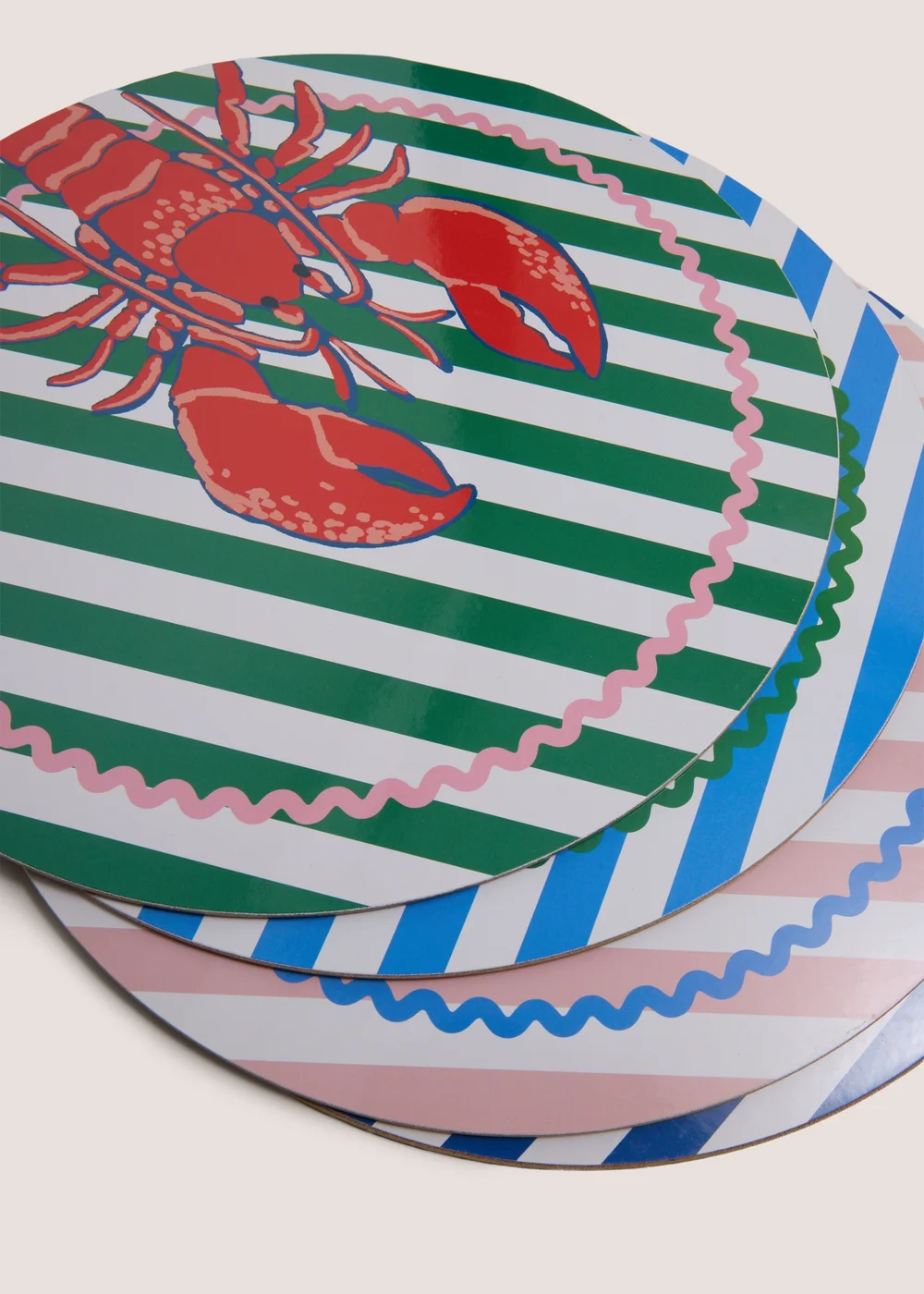 4 Pack Multicolour Sorrento Placemats Image 2