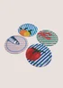 4 Pack Multicolour Sorrento Placemats Image 1