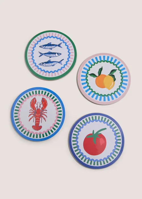 4 Pack Sorrento Coasters Image 1