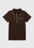 Boys Brown Riviera Club Polo Shirt (7-15 Years) - Age 7 Years Image 1