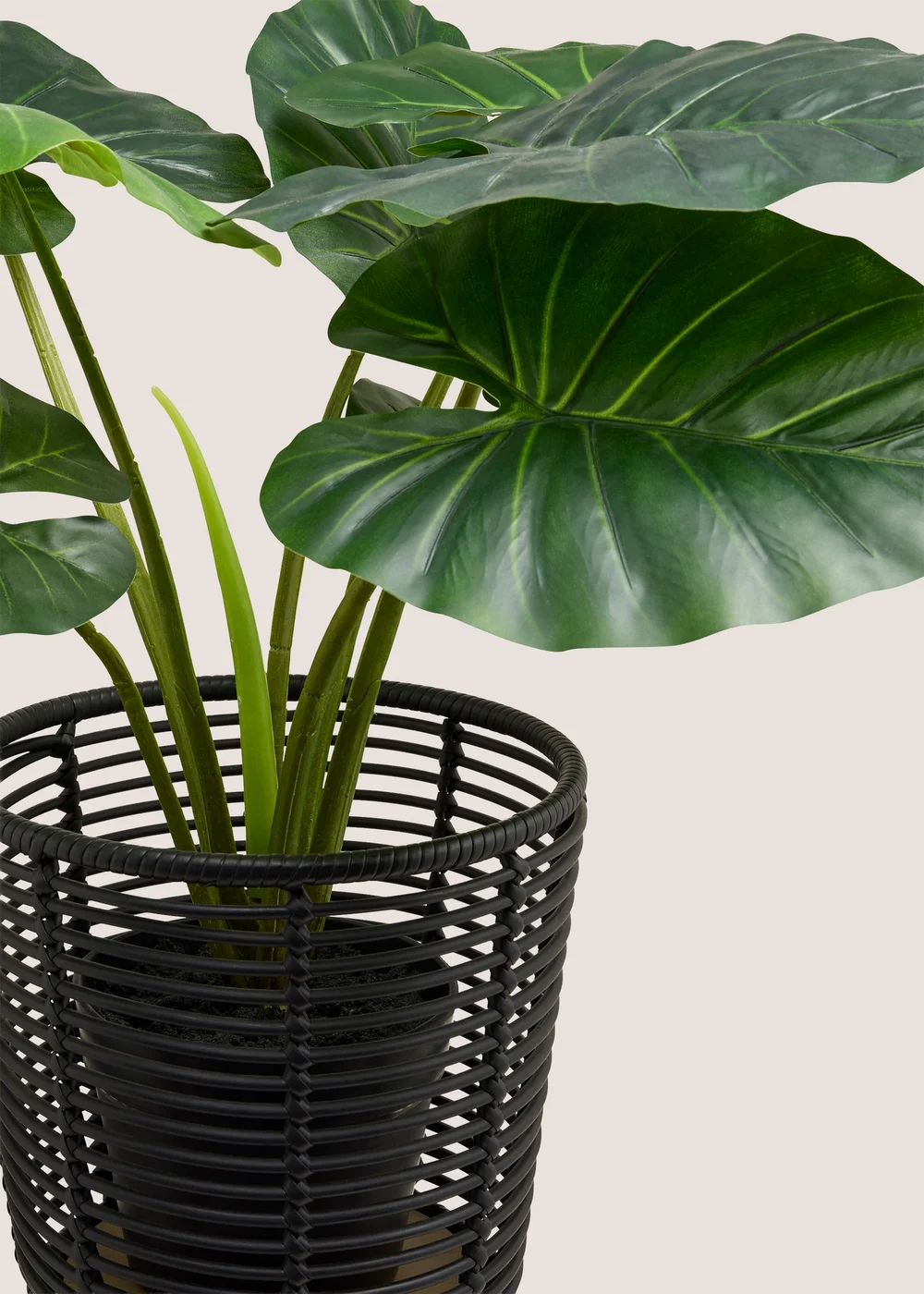 Black Bamboo Effect Planter Image 2