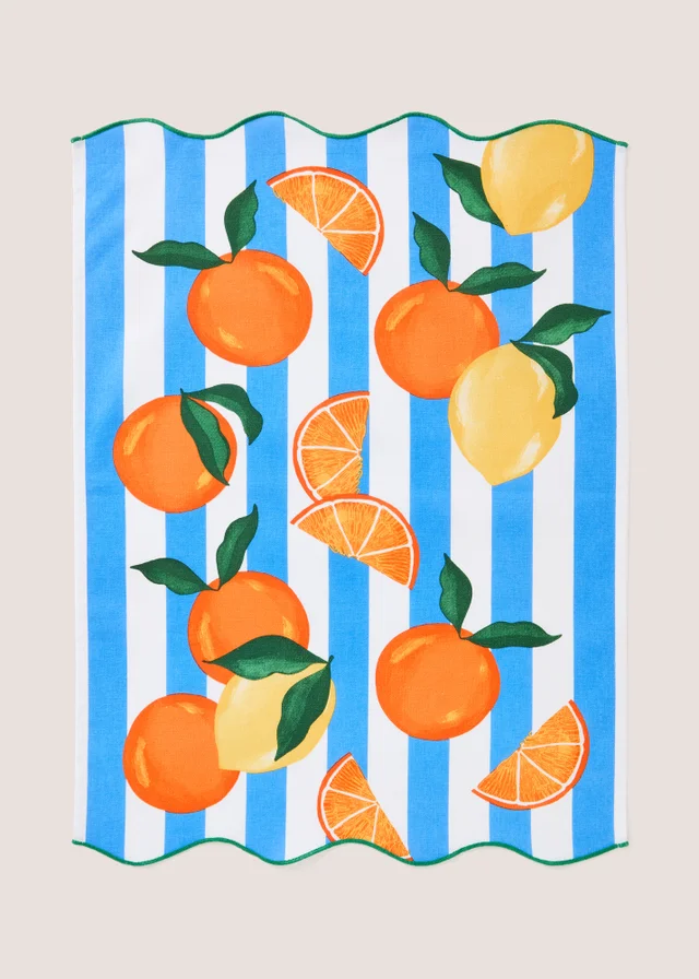 Sorrento Orange & Lemon Tea Towel