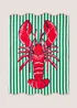 Sorrento Lobster Tea Towel Image 1