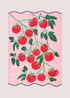 Sorrento Tomato Print Tea Towel Image 1