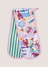 Multicolour Sorrento Printed Oven Gloves Image 1