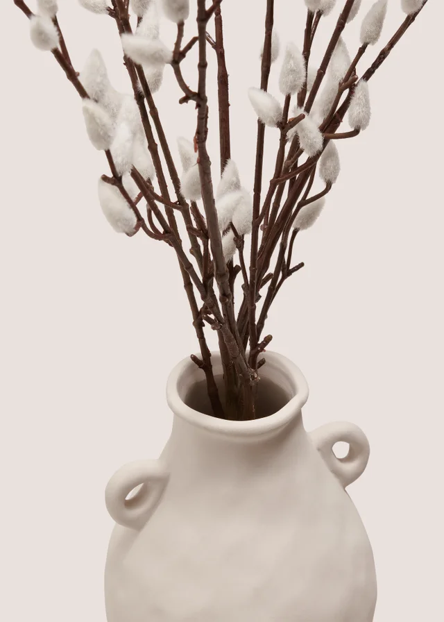 Cream Bunny Tails In Pot