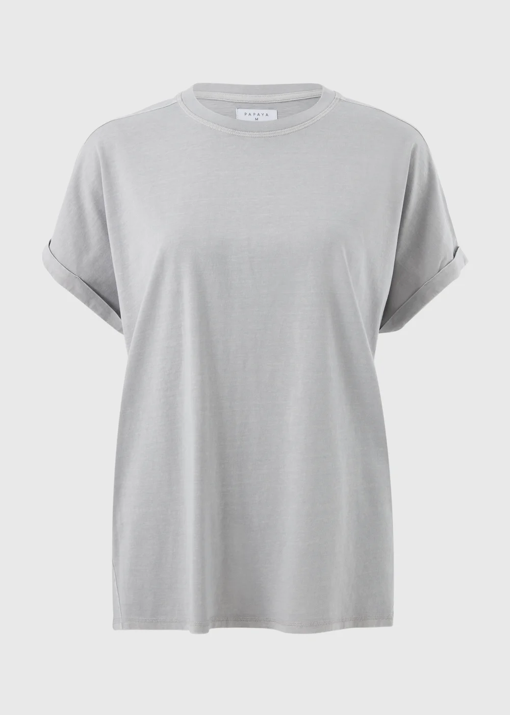 Blue Acid Wash Longline T-Shirt - Small Image 4