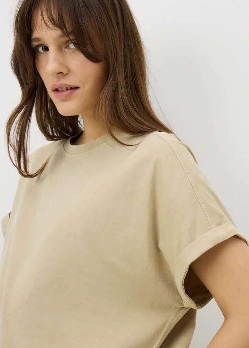 Green Acid Wash Longline T-Shirt - Small Image 2