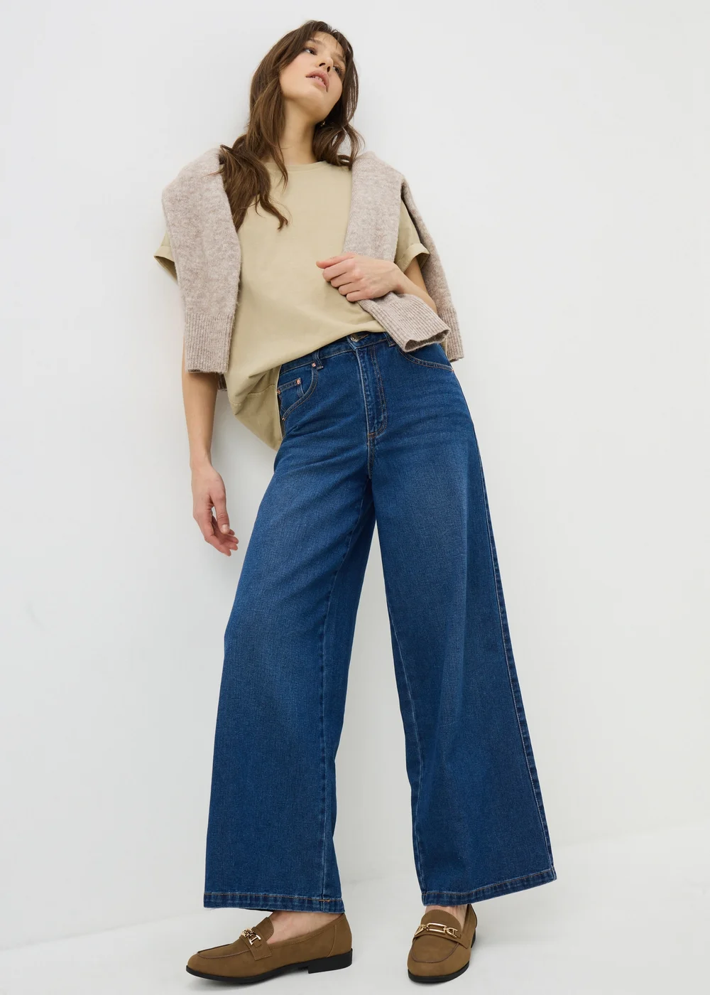 Green Acid Wash Longline T-Shirt - Small Image 1