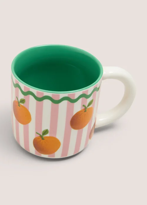 Green Sorrento Striped Mug Image 2