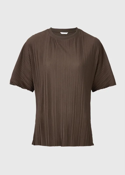 Chocolate Brown Pleated Co Ord Top - 12 Image 4