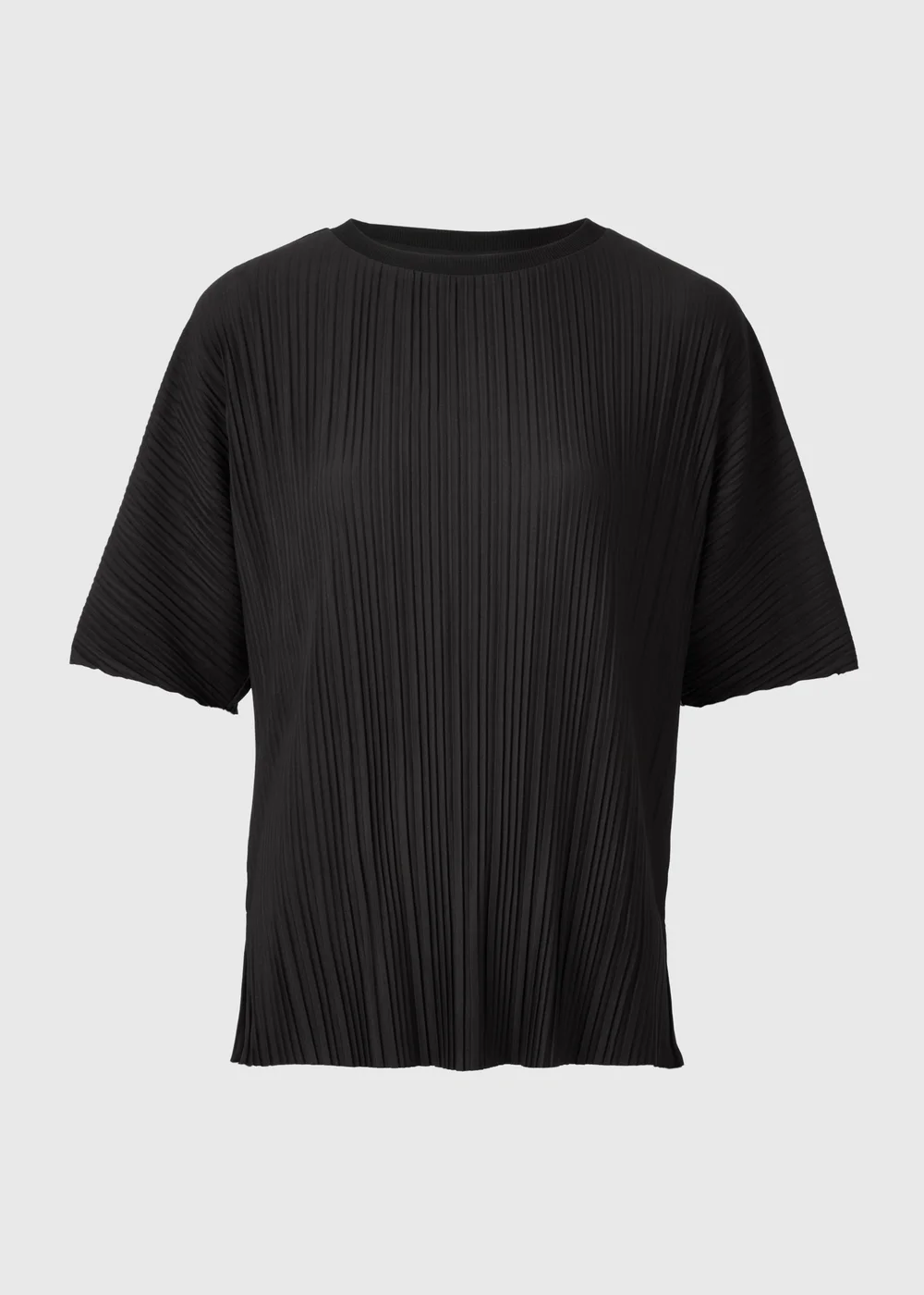 Black Pleated Co Ord Top - Size 8 Image 1